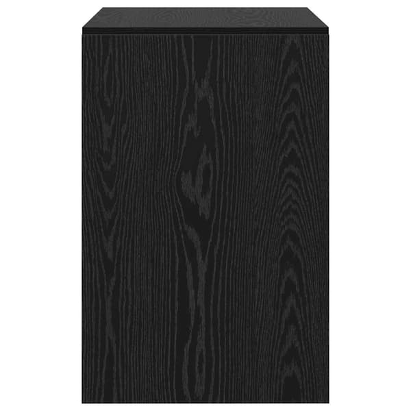 vidaXL Skrivebord Svart Eik 80 x 50 x 76 cm