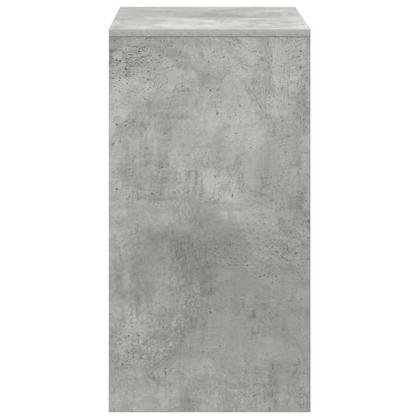 vidaXL Skrivebord Betonggrå 60 x 40 x 76 cm