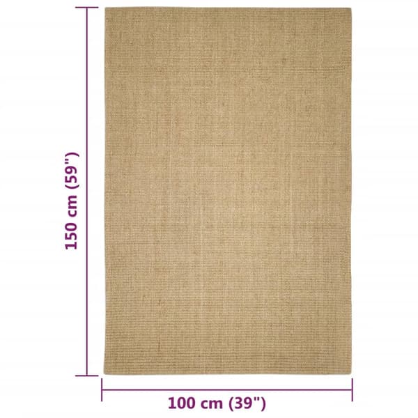 vidaXL Sisalmatta för klösstolpe 100x150 cm