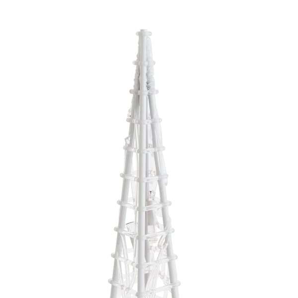 vidaXL Ljuskon LED akryl kall vit 90 cm