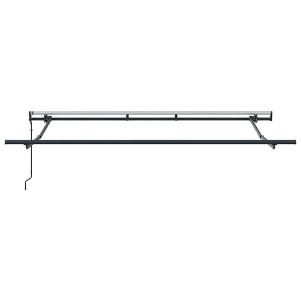 vidaXL Markisram Antracit 3,5 x 2 m Metall
