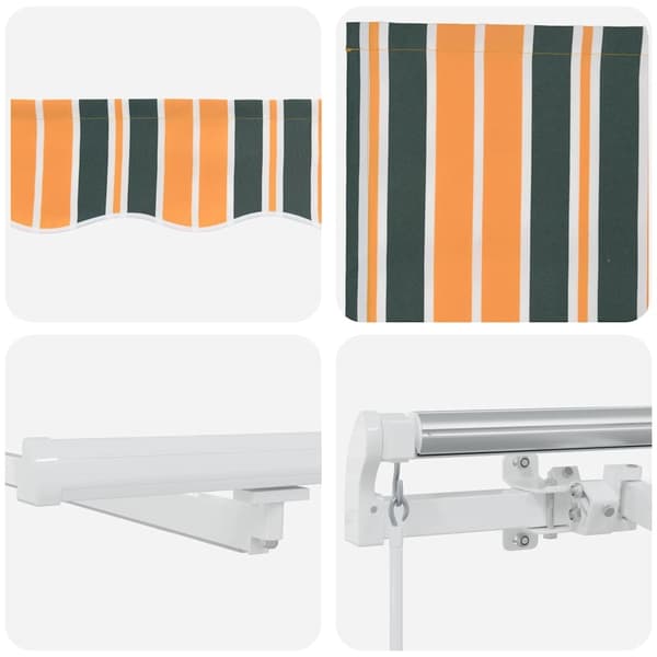 vidaXL Innvendbar Markise med 600 ×350 cm stoff