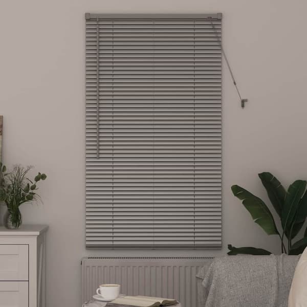 vidaXL Persienner Silver 175 x 80 cm Aluminium