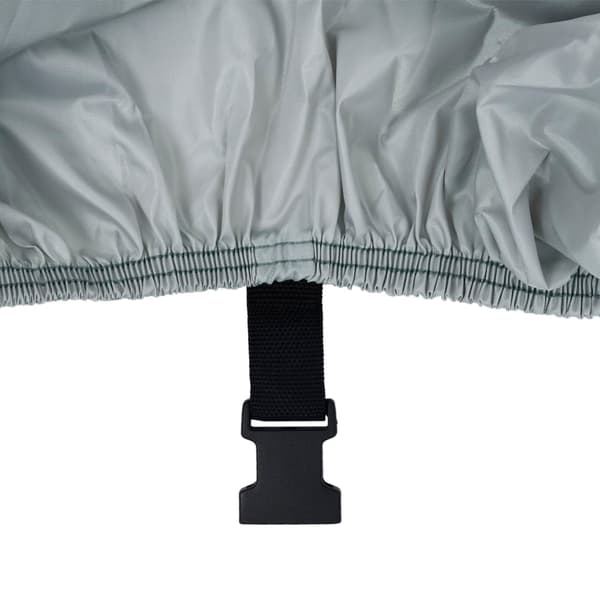 vidaXL Båtöverdrag grå 427-488 cm längd, 229 cm bredd