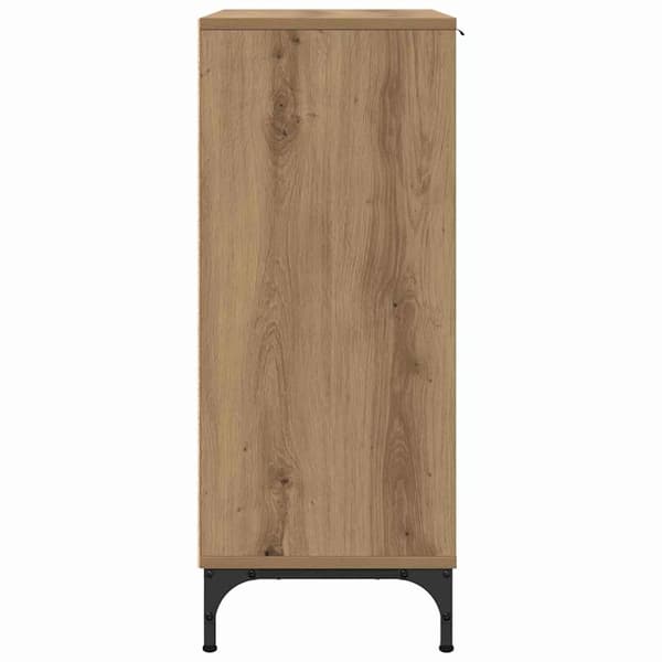 vidaXL Serviesskap artisan eik 89,5 x 33 x 82 cm Konstruert tre
