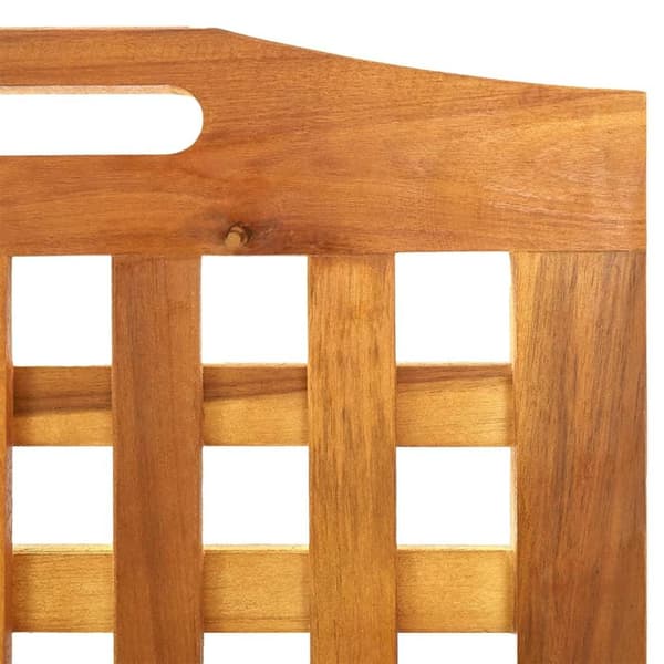 vidaXL Romdeler 4 paneler 162x2x115 cm heltre akasie