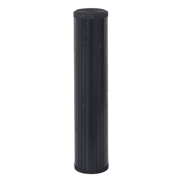 vidaXL Matta rektangulär svart 100x300 cm bambu