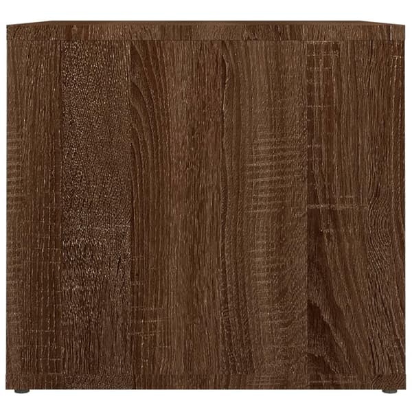 vidaXL Nattbord brun eik 41x40x36 cm konstruert tre