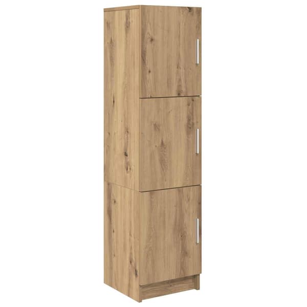 vidaXL Høyskap Artisan Eik 31,5 x 32 x 122,5 cm