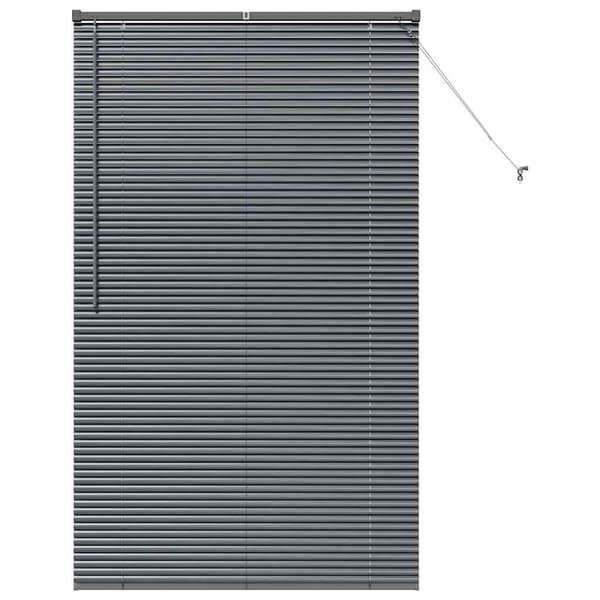 vidaXL Persienner Mörkgrå 175 x 100 cm Aluminium