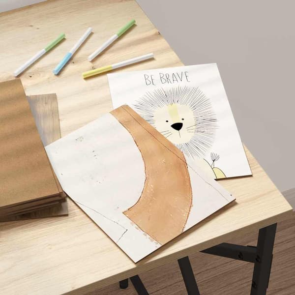 vidaXL Dekorpaneler 50 pcs Artisan Eik 15 x 21 x 0.27 cm