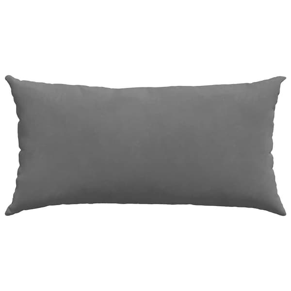 vidaXL Soffkuddar 2 st Mörkgrå 80 x 40 cm tyg