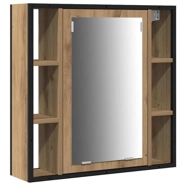 vidaXL Baderomsinnredningssett 3 pcs Artisan Eik Konstruert tre