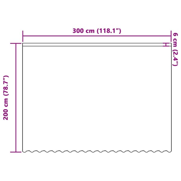 vidaXL Spetsgardin med gardiner Blommor Vit 200 x 300 cm Polyester