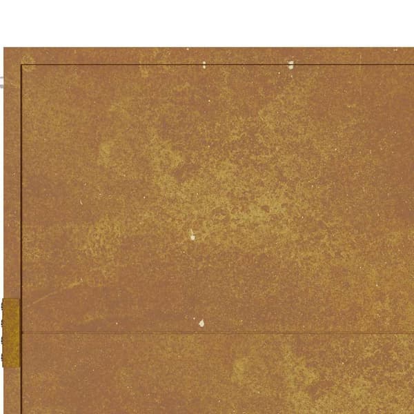 vidaXL Hageport 105x80 cm cortenstål