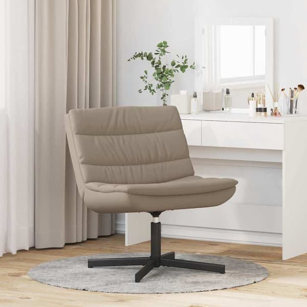 vidaXL Skrivstol Cappuccino 63 x 75 x 76 cm PU