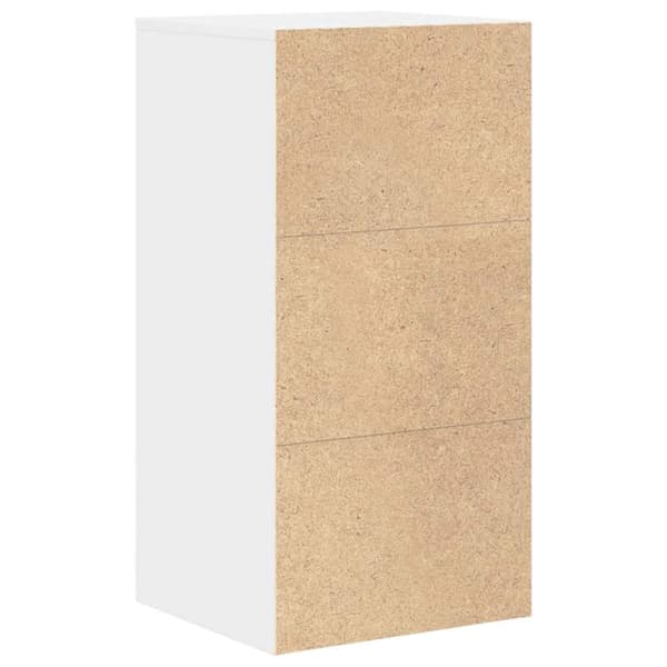 vidaXL Sideboard med låda Vit 38 x 34 x 75 cm
