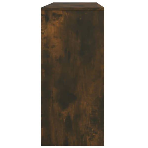 vidaXL Konsollbord røkt eik 100x35x76,5 cm sponplate