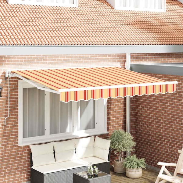 vidaXL Markisram Flerfärgsdesign 350 x 200 cm