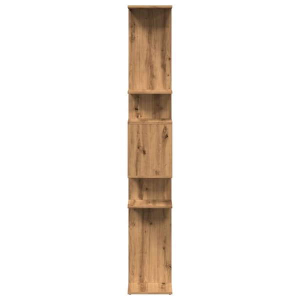 vidaXL Bokhylle artisan eik 92x29x188 cm konstruert tre