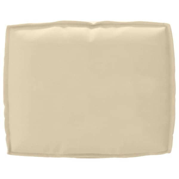 vidaXL Pallkuddset 2 pcs Beige Oxford Tyg