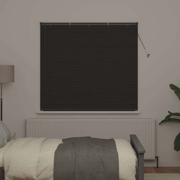 vidaXL Persienner Mörkgrå 130 x 140 cm Aluminium