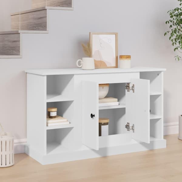 vidaXL Byrå vit 100x35,5x60 cm konstruerat trä