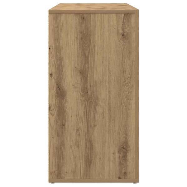 vidaXL Serviesskap Artisan Eik 120 x 36 x 69 cm Konstruert tre