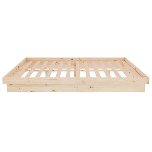 vidaXL Sengeramme heltre 140x190 cm