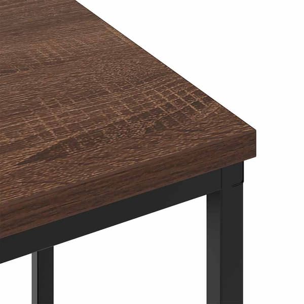 vidaXL Nattbordskap 2 pcs Brun Eik 38 x 30 x 48 cm Konstruert tre