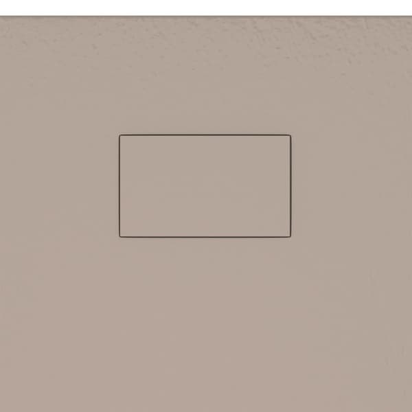 vidaXL Dusjbrett SMC brun 100x80 cm
