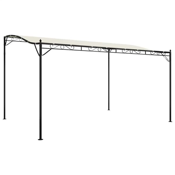 vidaXL Markis Vit 3 x 2,5 m Metall