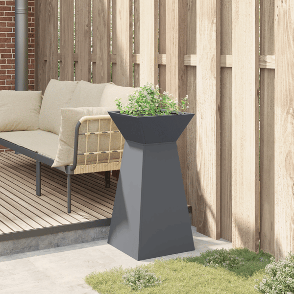 vidaXL Søyleplanter Antrasitt 35 x 35 x 73 cm