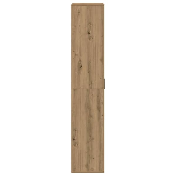 vidaXL Highboard artisan eik 80 x 35 x 180 cm Konstruert tre