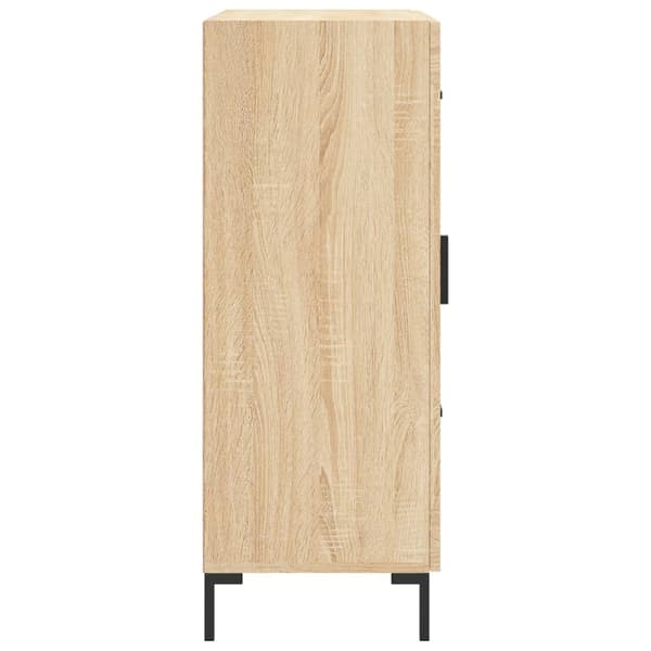 vidaXL Skjenk sonoma eik 69,5x34x90 cm konstruert tre