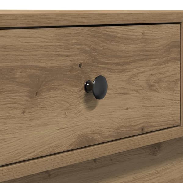 vidaXL Kaffebord Artisan Eik 90 x 90 x 28 cm Konstruert tre