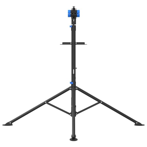 vidaXL Cykelmonteringsställ hopfällbart 108-188 cm blå stål