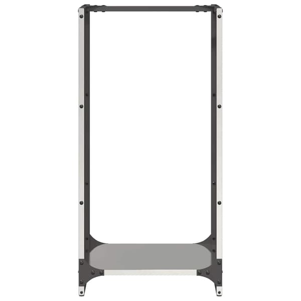 vidaXL Vedställ 40x30x80 cm rostfritt stål