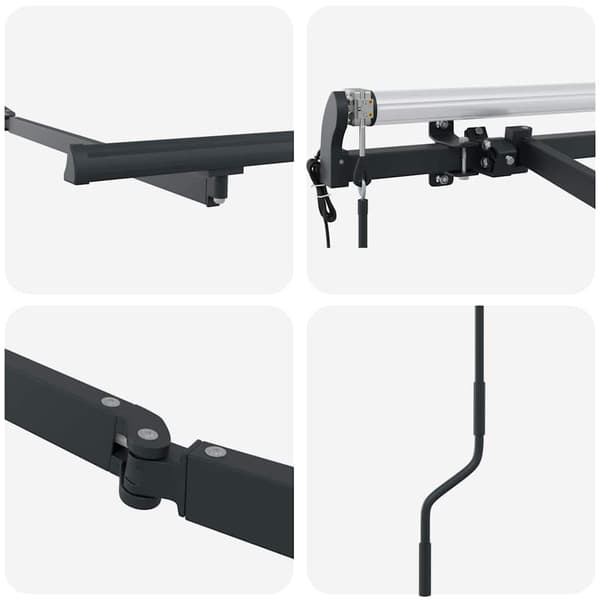 vidaXL Markisram Antracit 4 x 2 m Metall