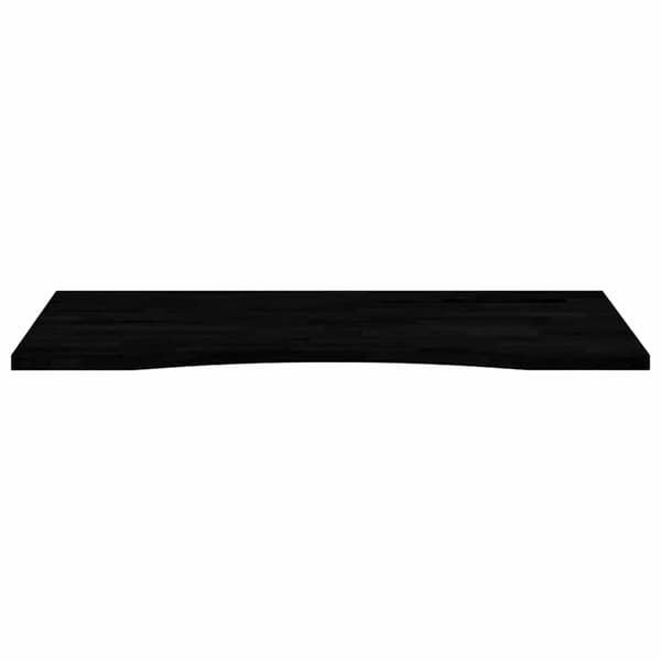 vidaXL Bordplate mørkebrun 100x50x2,5 cm rektangulær heltre eik