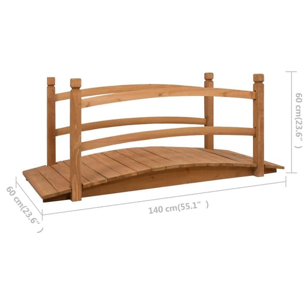 vidaXL Hagebro 140x60x60 cm heltre gran