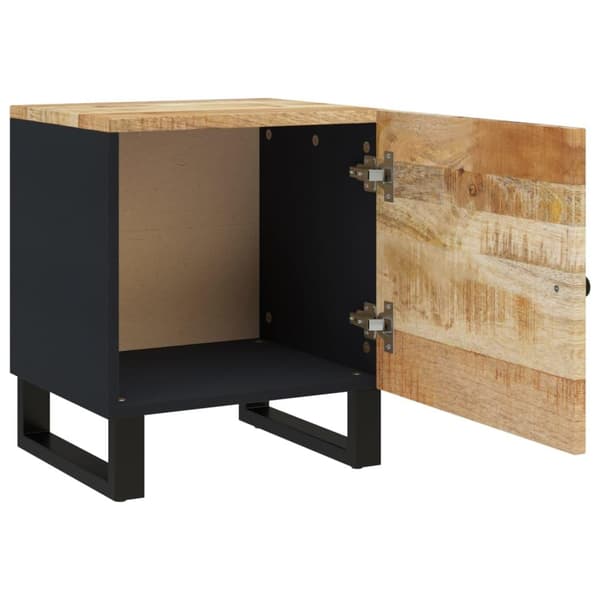 vidaXL Nattbord 40x33x46 cm heltre mango