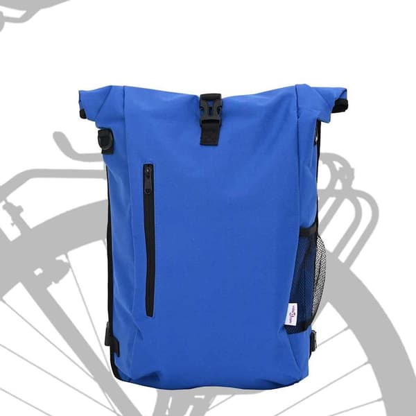 vidaXL Cykelväska Blå 31 x 13 x 58 cm Polyester