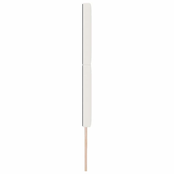 vidaXL LED Sänggavel Gräddvit 100 cm Manchester