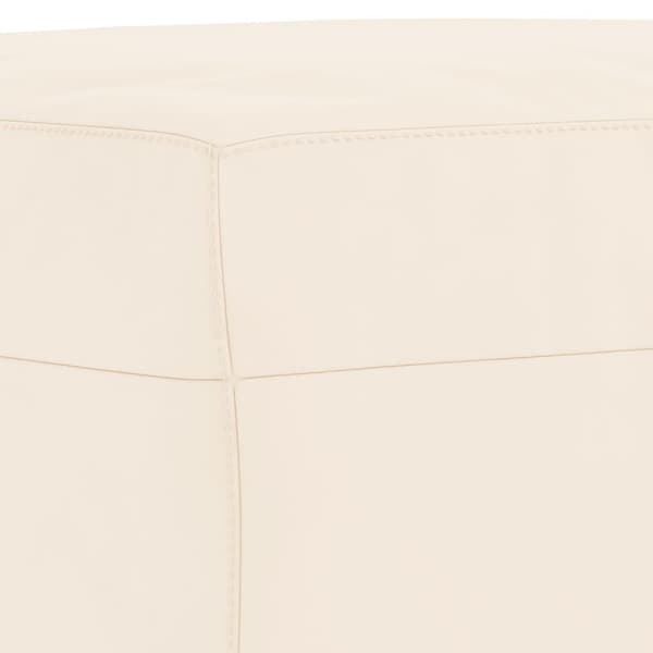 vidaXL Bänk gräddvit 70x35x41 cm sammet
