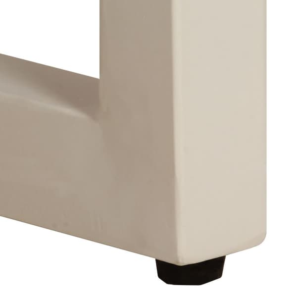 vidaXL Sofabord 100x50x35 cm heltre mango og stål change2