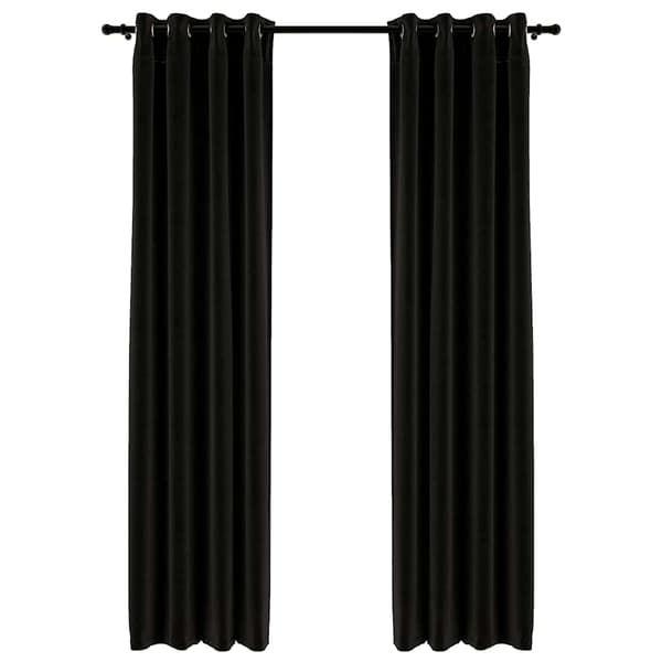vidaXL Lystette gardiner 2 stk antrasitt 140x225 cm