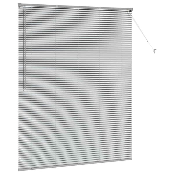 vidaXL Persienner Silver 175 x 150 cm Aluminium