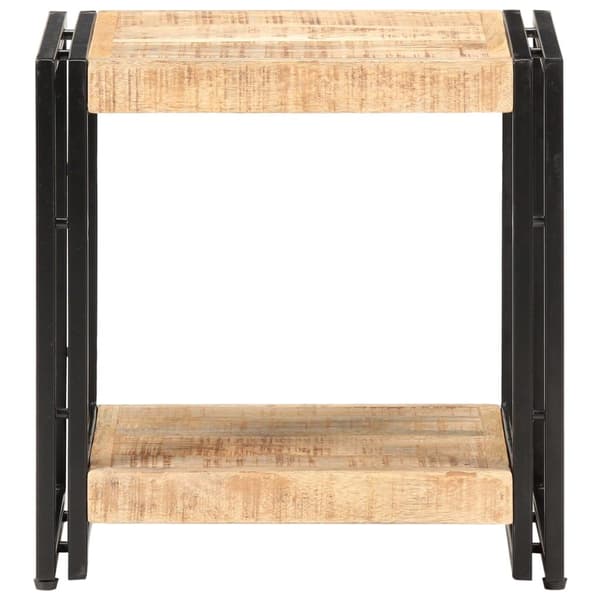 vidaXL Sidebord 40x30x40 cm grovt heltre mango