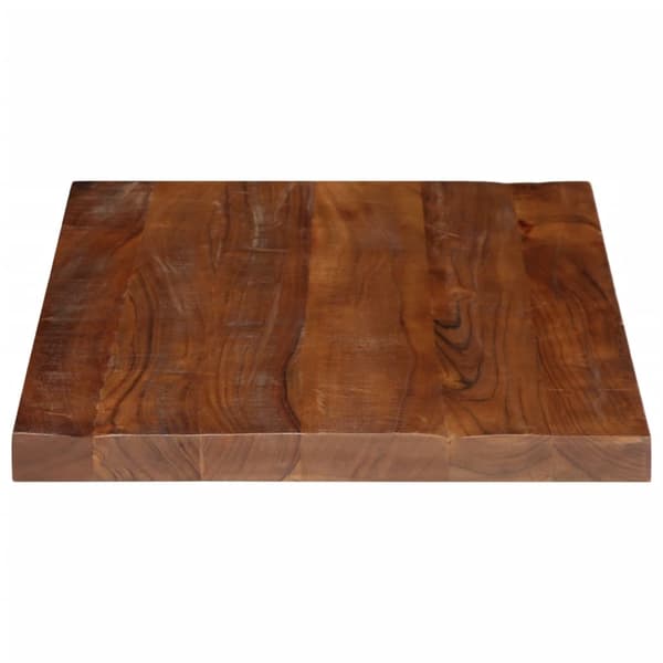 vidaXL Bordplate 80x70x2,5 cm rektangulær gjenvunnet heltre
